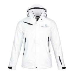 Softshell blanc SKELETON Printer - Homme